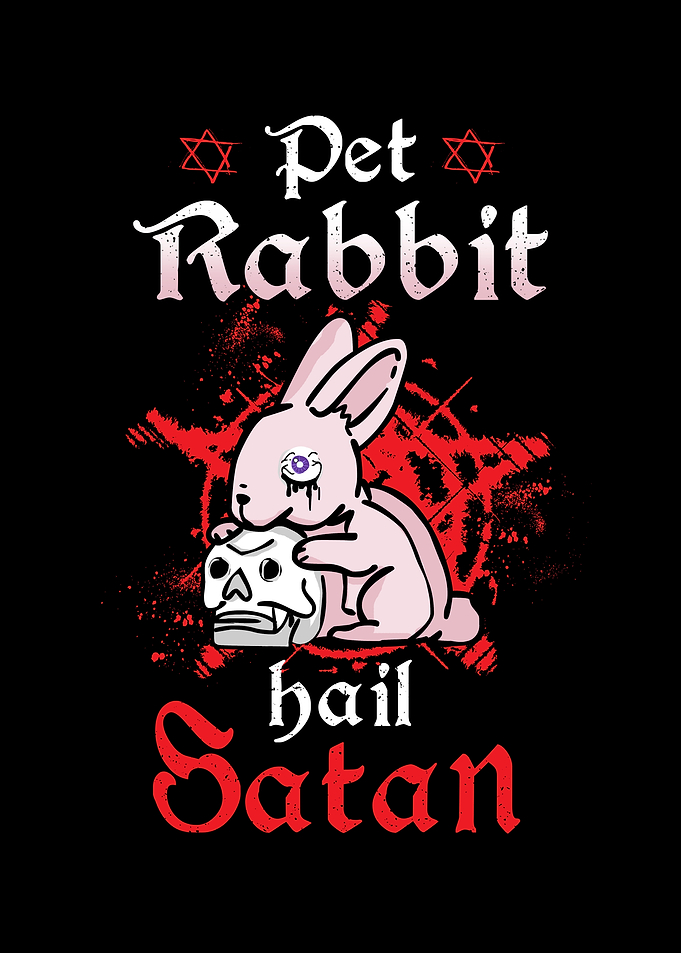 Pet Rabbit Hail Satan