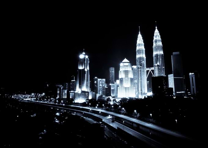Kuala Lumpur at night