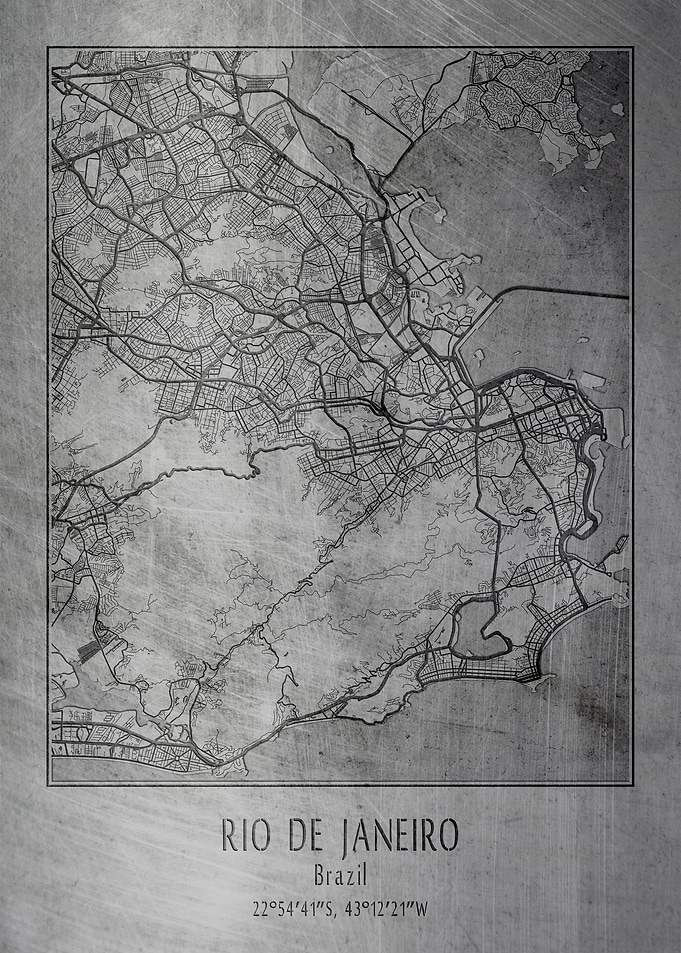Rio de Janeiro city map