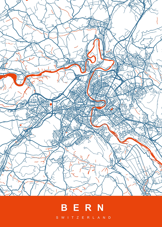 BERN Map SWITZERLAND