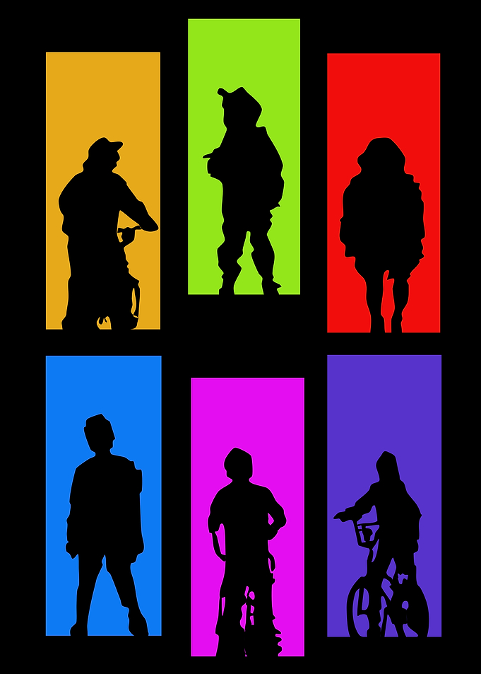 stranger things silhouette