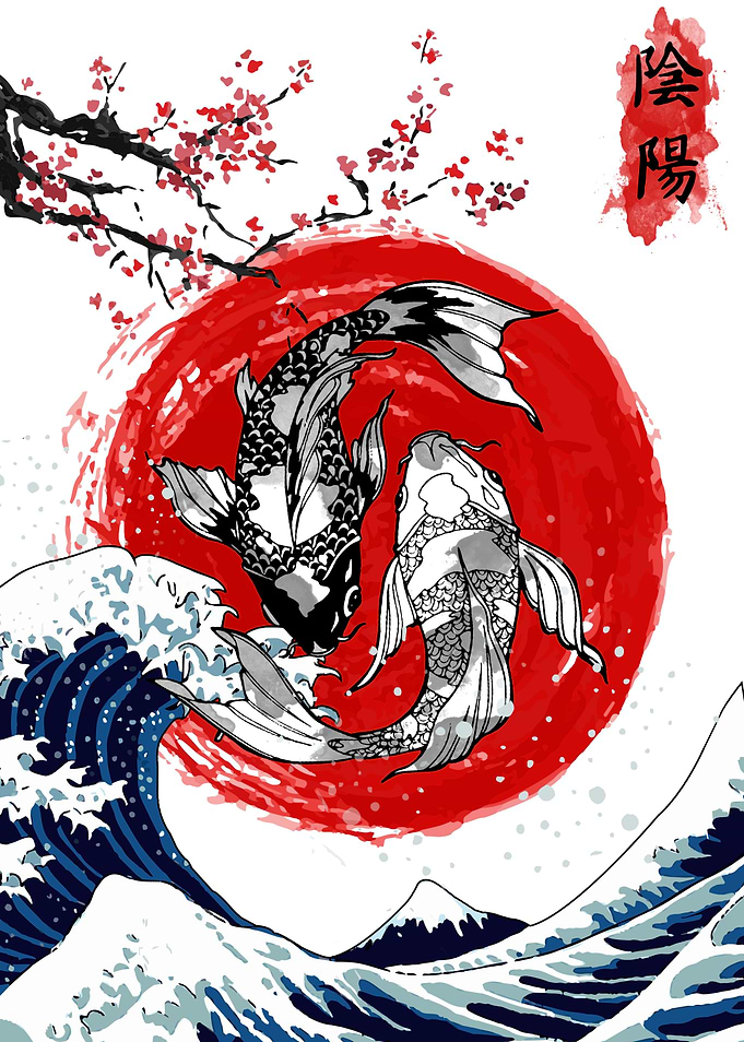 Japanese Koi Fish