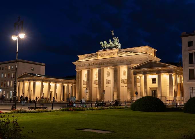 Brandenburg Gate At Night