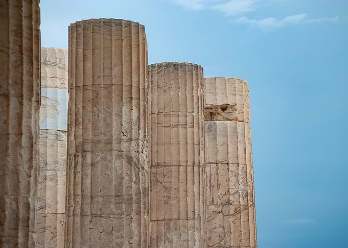 Marble columns