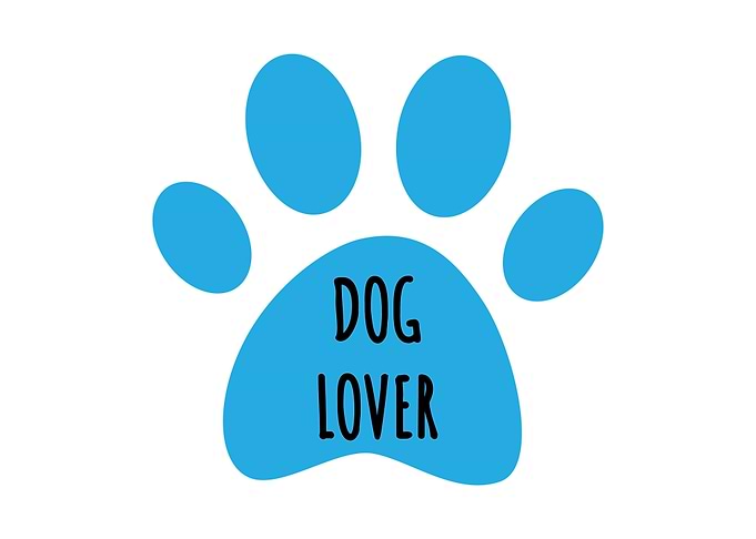 Dog Lover Blue