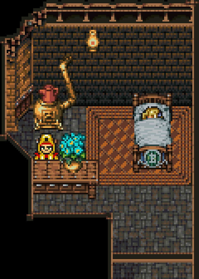 Final Fantasy VI Celes Bed