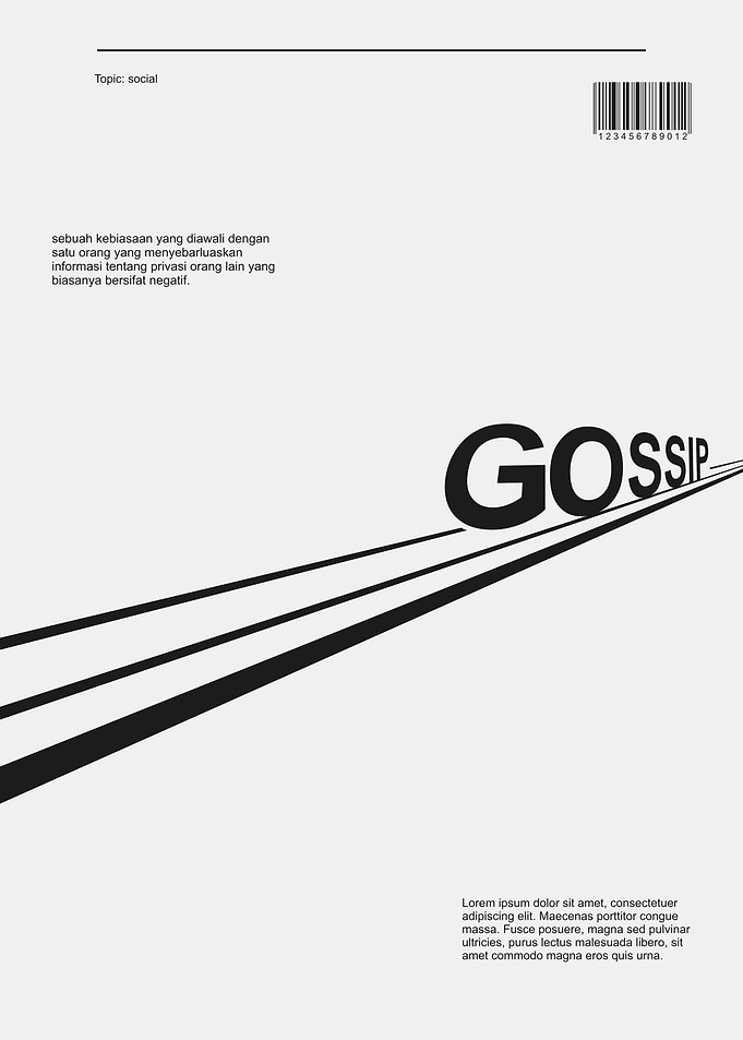 Gossip Typohraphy Posters