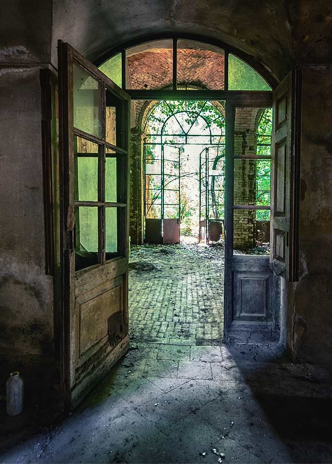 Colorful Door Lost Place