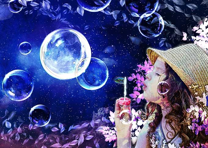 Moon and Bubble game