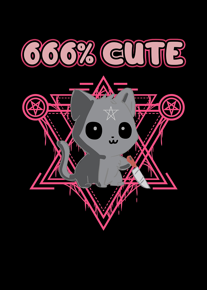 666 Cute Kawaii Satanic
