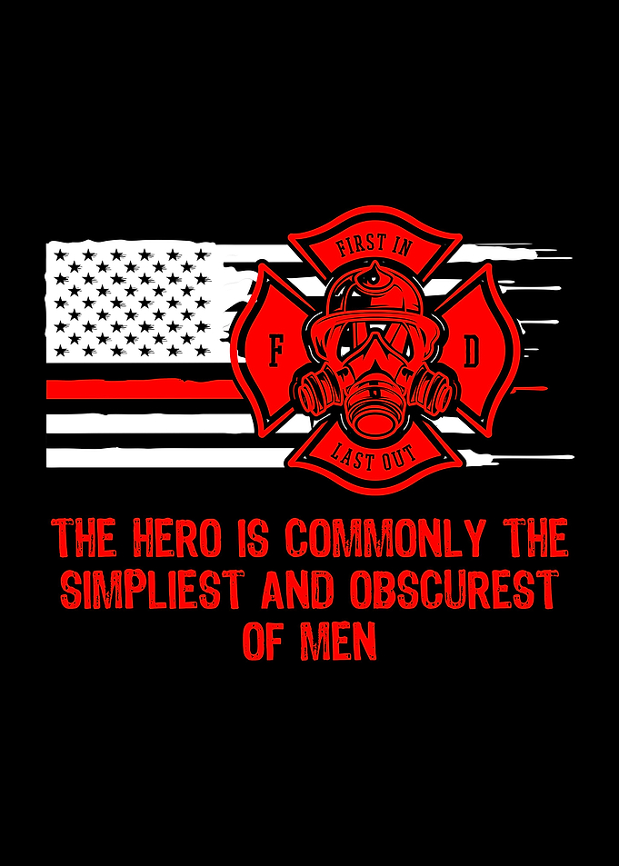 Firefighter Wall Art Decor