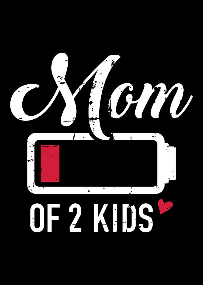 Mom of 2 kids low battery