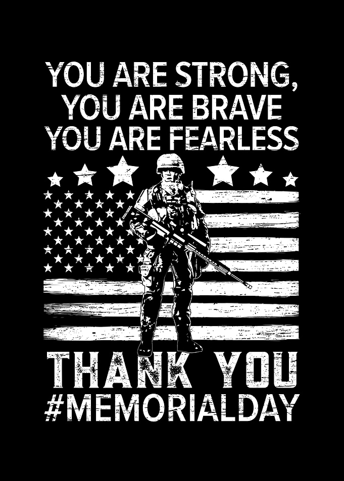 Memorial Day USA Flag