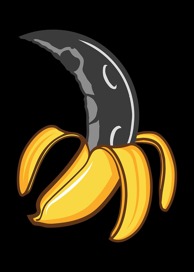 Space Lover Moon Banana