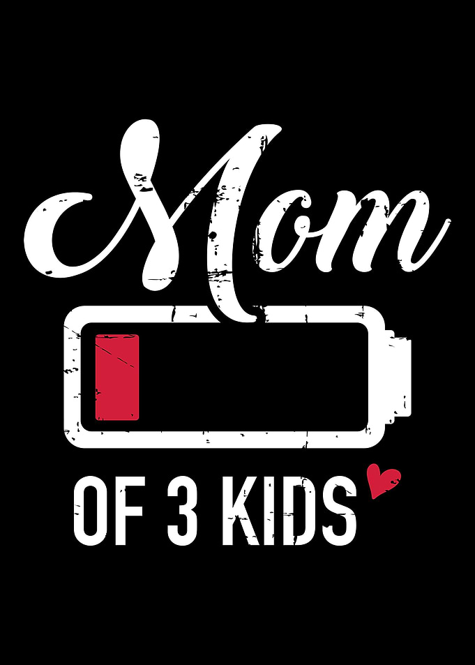 Mom of 3 kids low battery