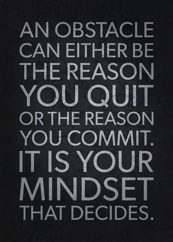 Obstacle vs Mindset