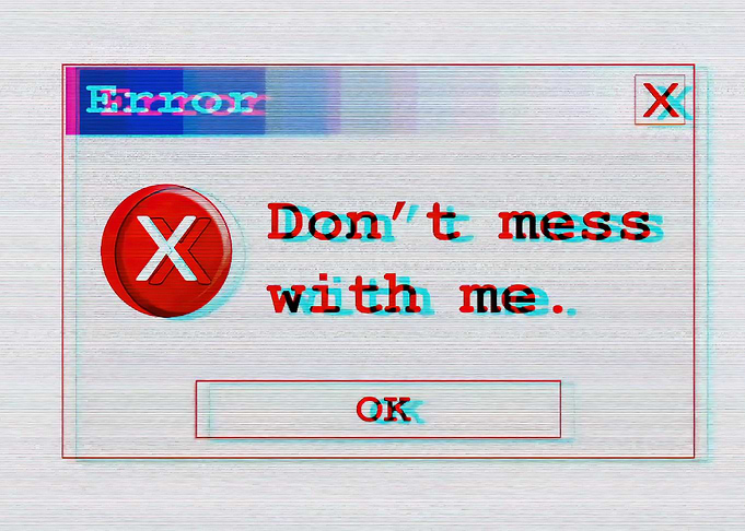 Moshed error box dont mess