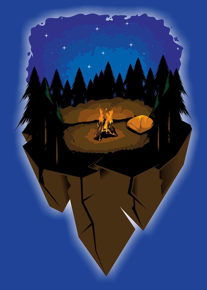 CAMPFIRE VECTOR
