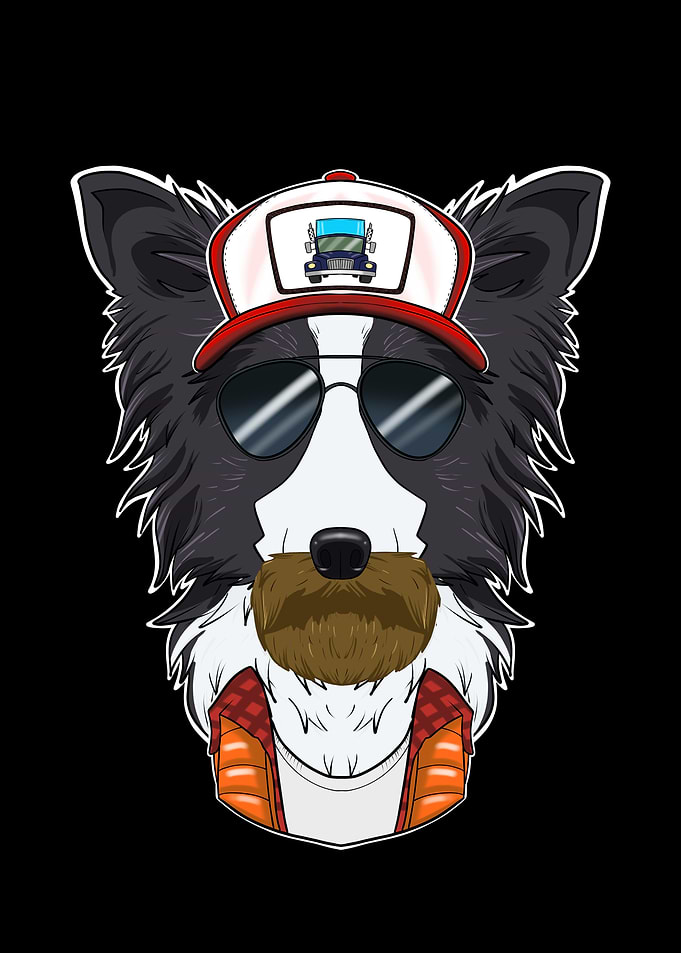Truck Driver Border Collie