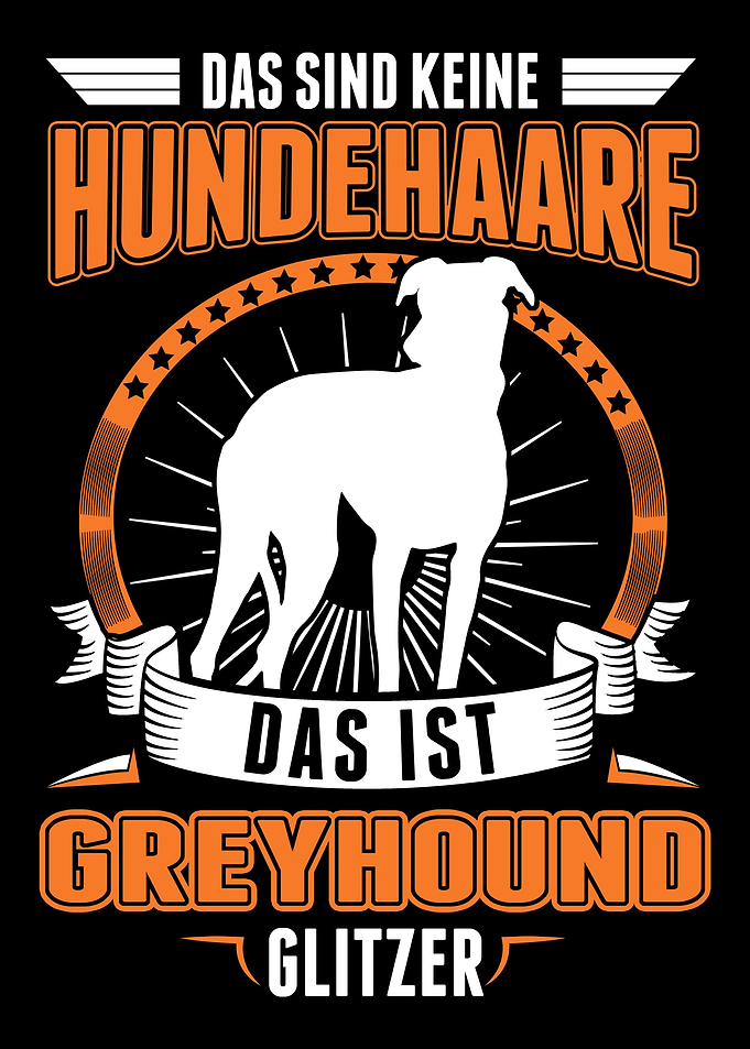 Greyhound Glitzer Britisch