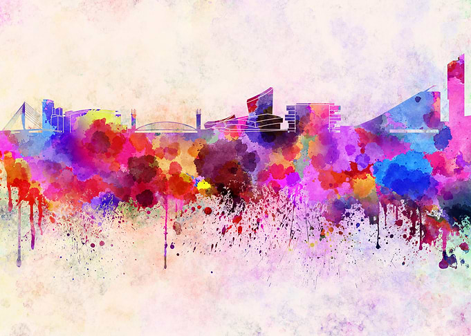 Manchester skyline