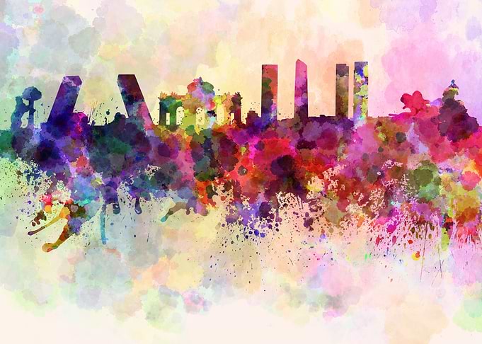 Madrid skyline