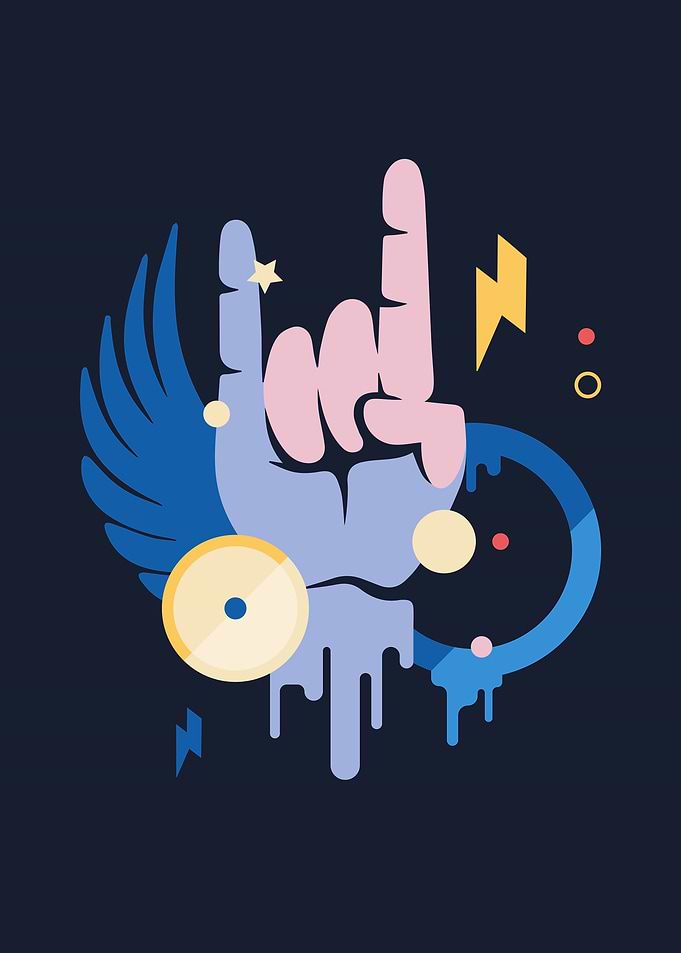 Rock music symbol