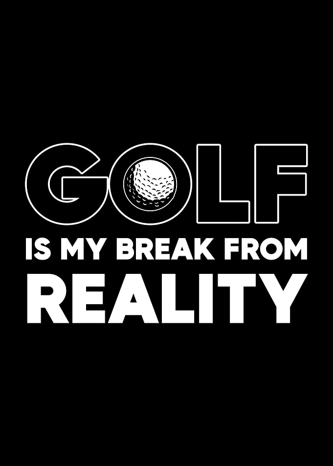Funny Golf Golfer