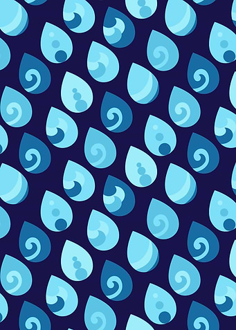 Abstract rain drops
