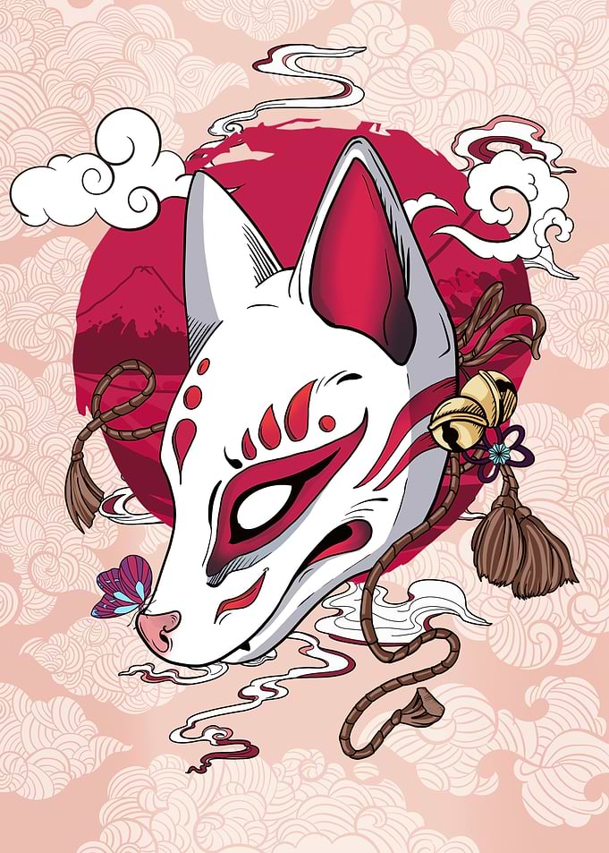 Kitsune mask