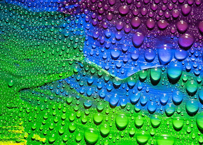 Blue n green abstract