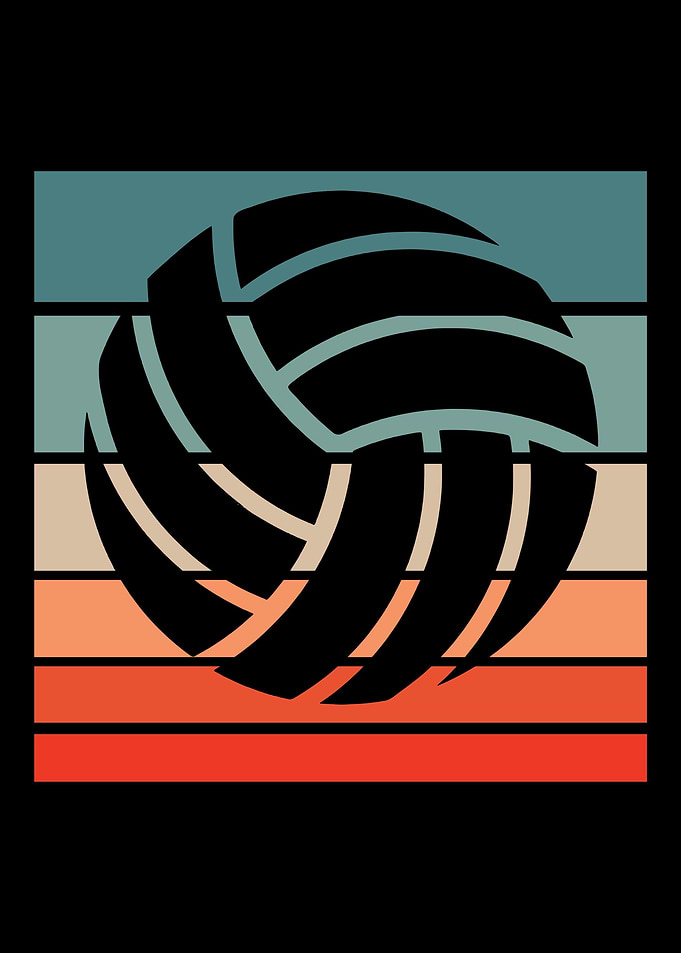 Volleyball Retro Vintage