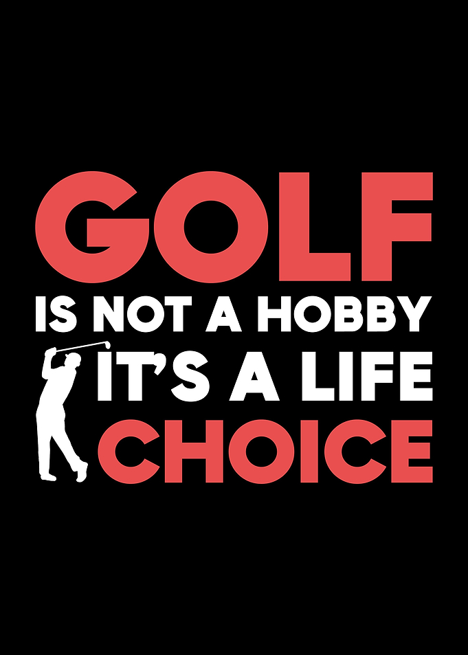 Funny Golf Player