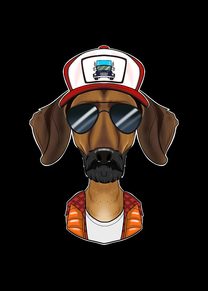 Truck Driver Dachshund