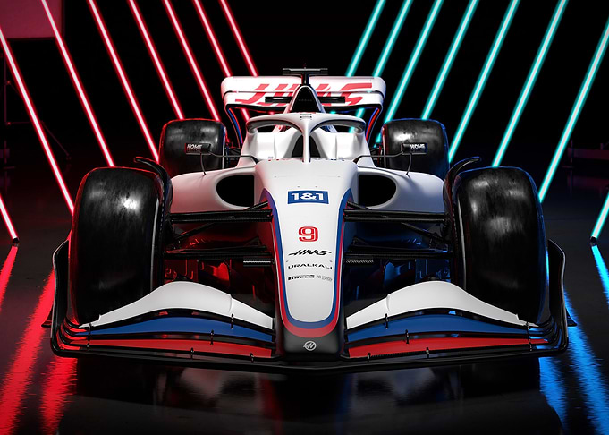Haas VF22 F1 Racing Car