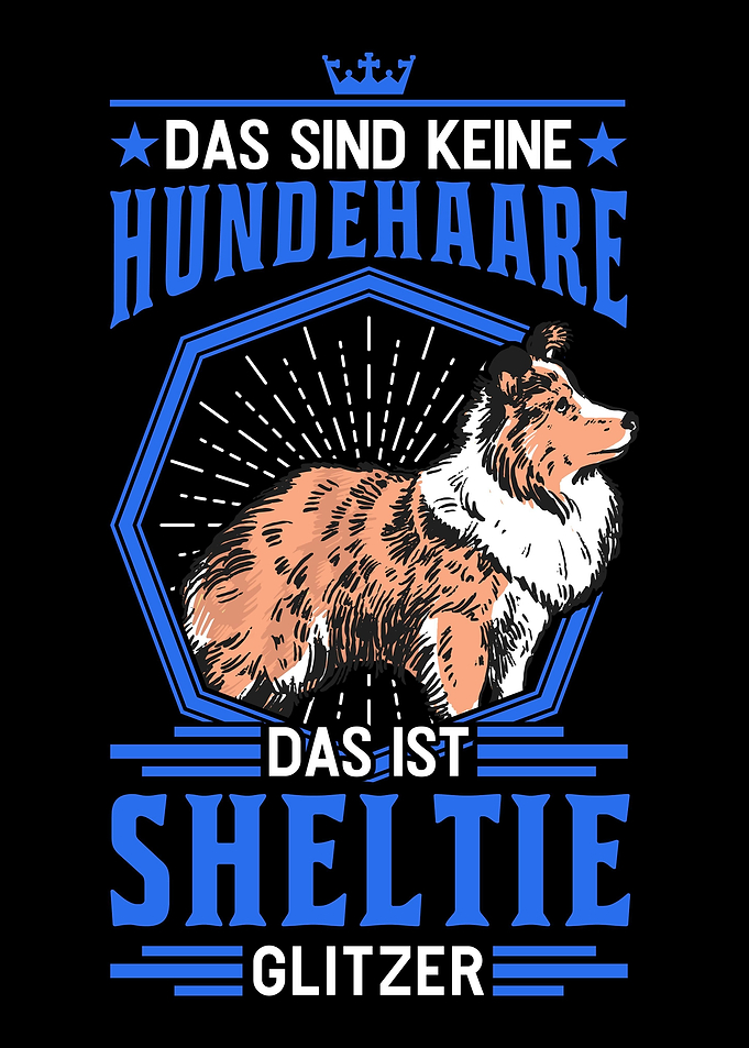 Sheltie Glitzer Htehund S
