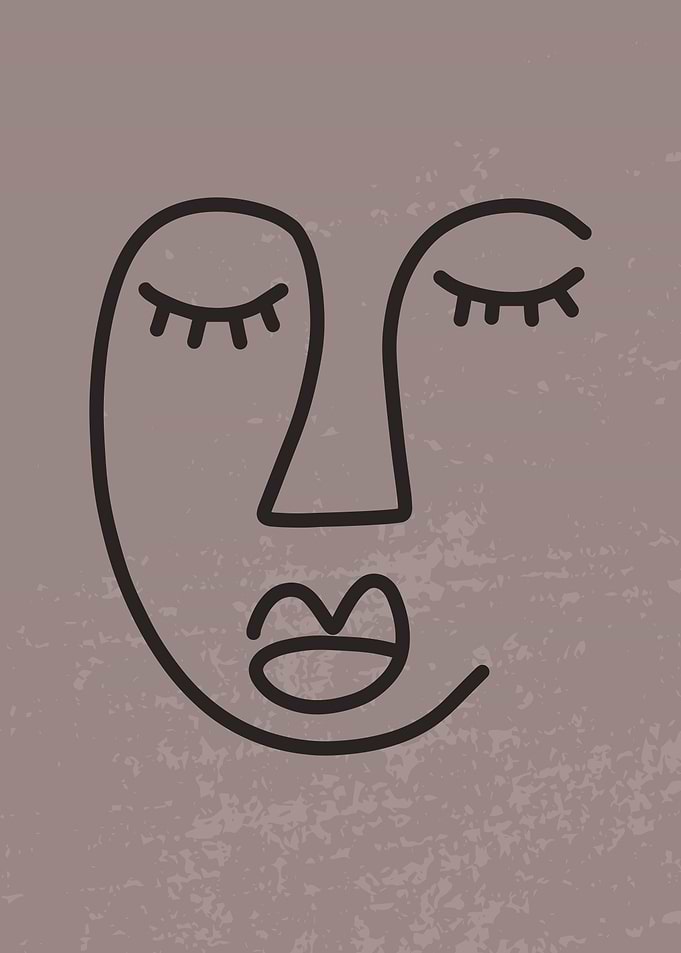 Female single line art