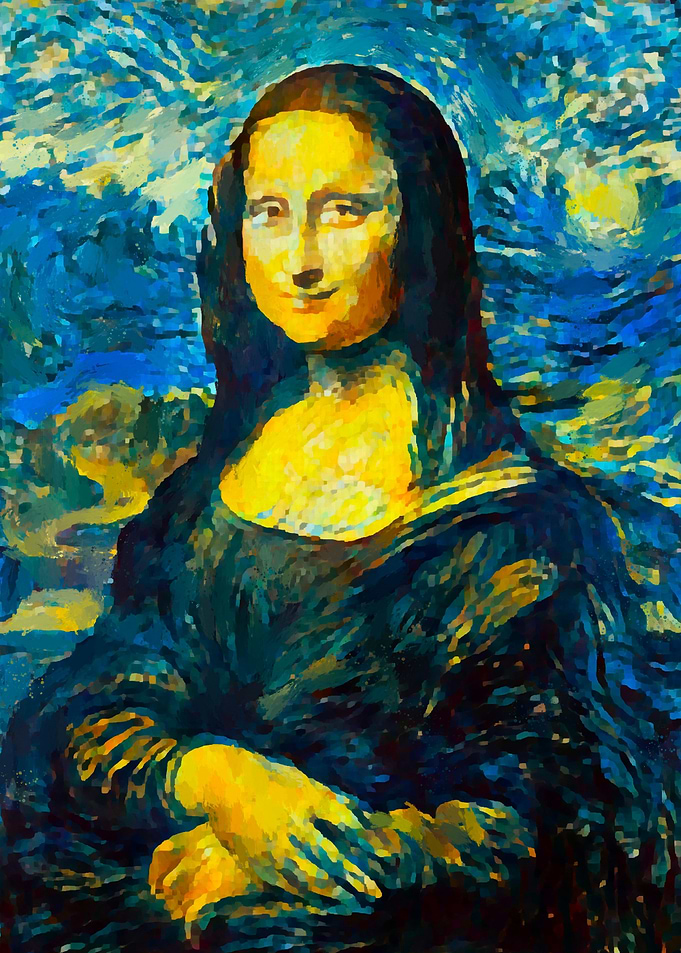 Mona Lisa by Van Gogh