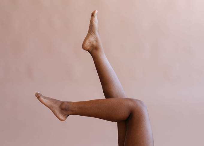 Legs above