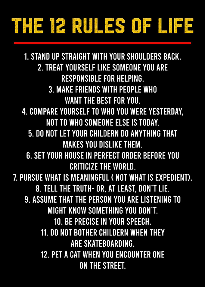 the 12 rules of life