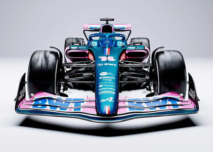 Alpine A522 F1 Racing Car