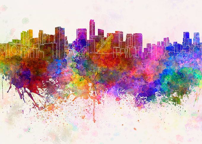 Mexico City skyline