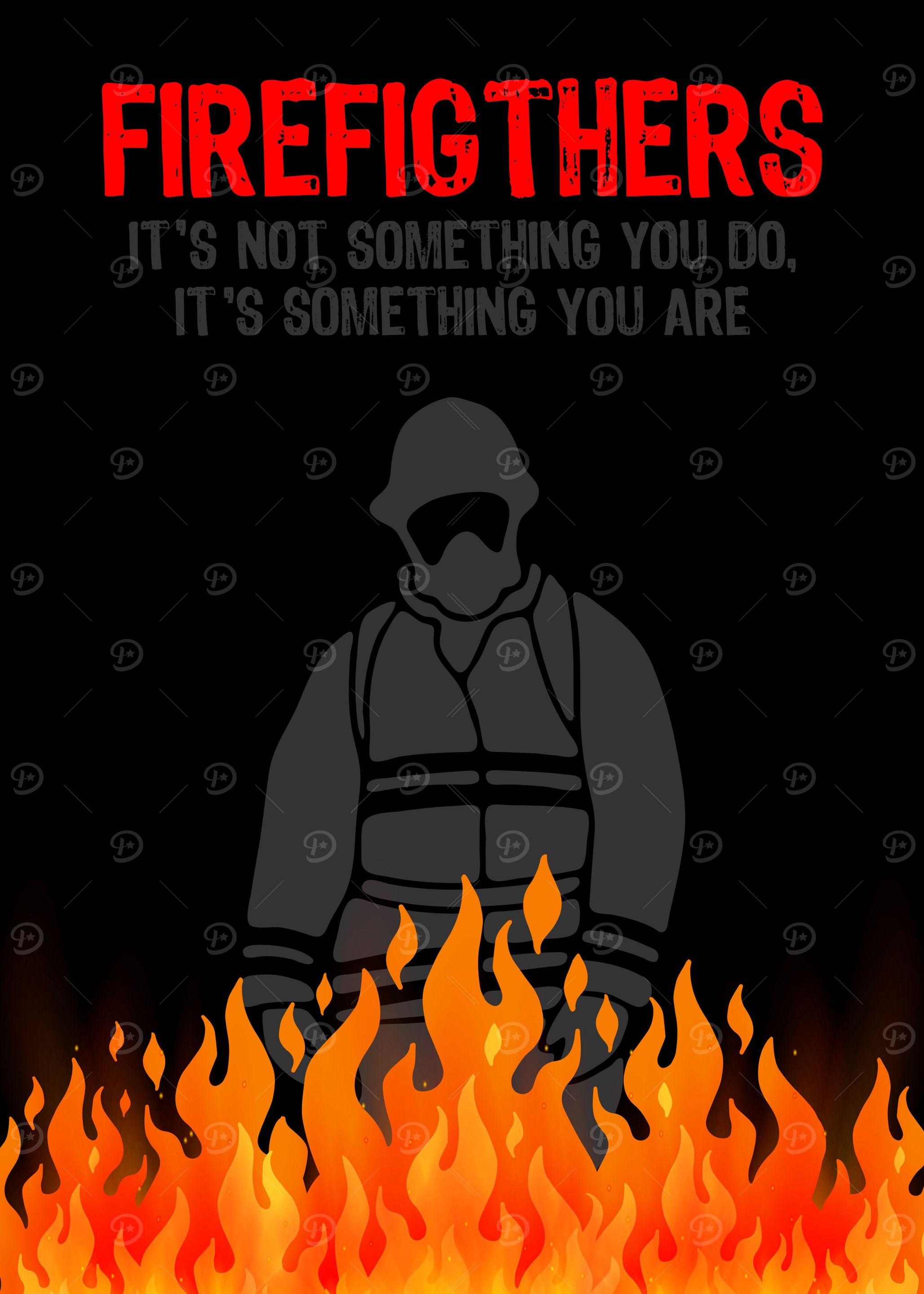 Firefighter Wall Art Decor