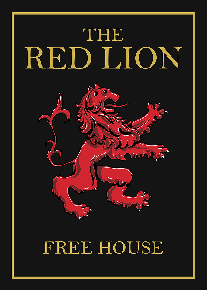The Red Lion Pub Sign