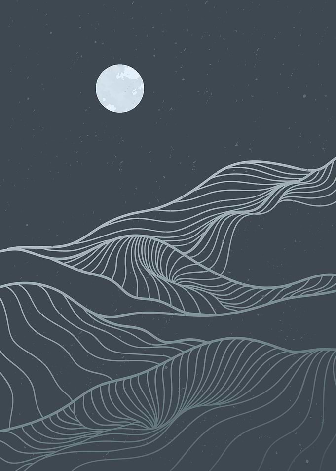 MOUNTAIN LINE ART