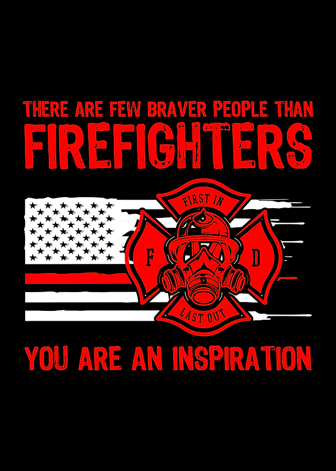 Firefighter Wall Art Decor