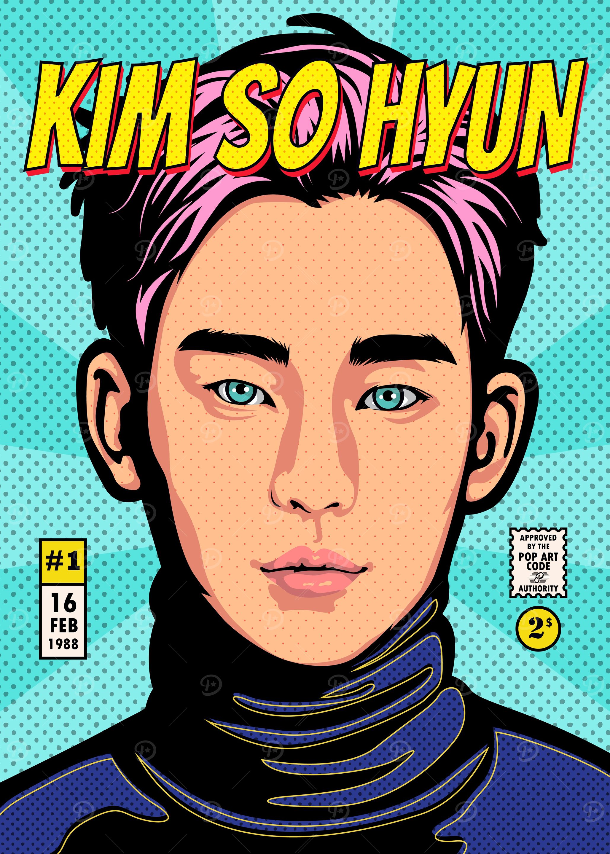 Kim So Hyun Pop Art