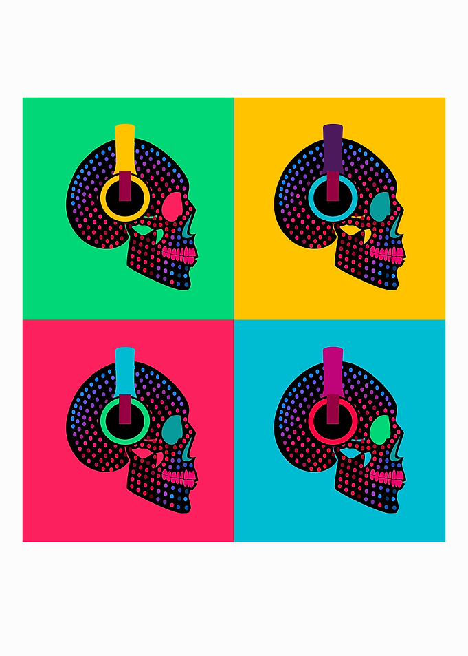 Pop art graffiti halftone