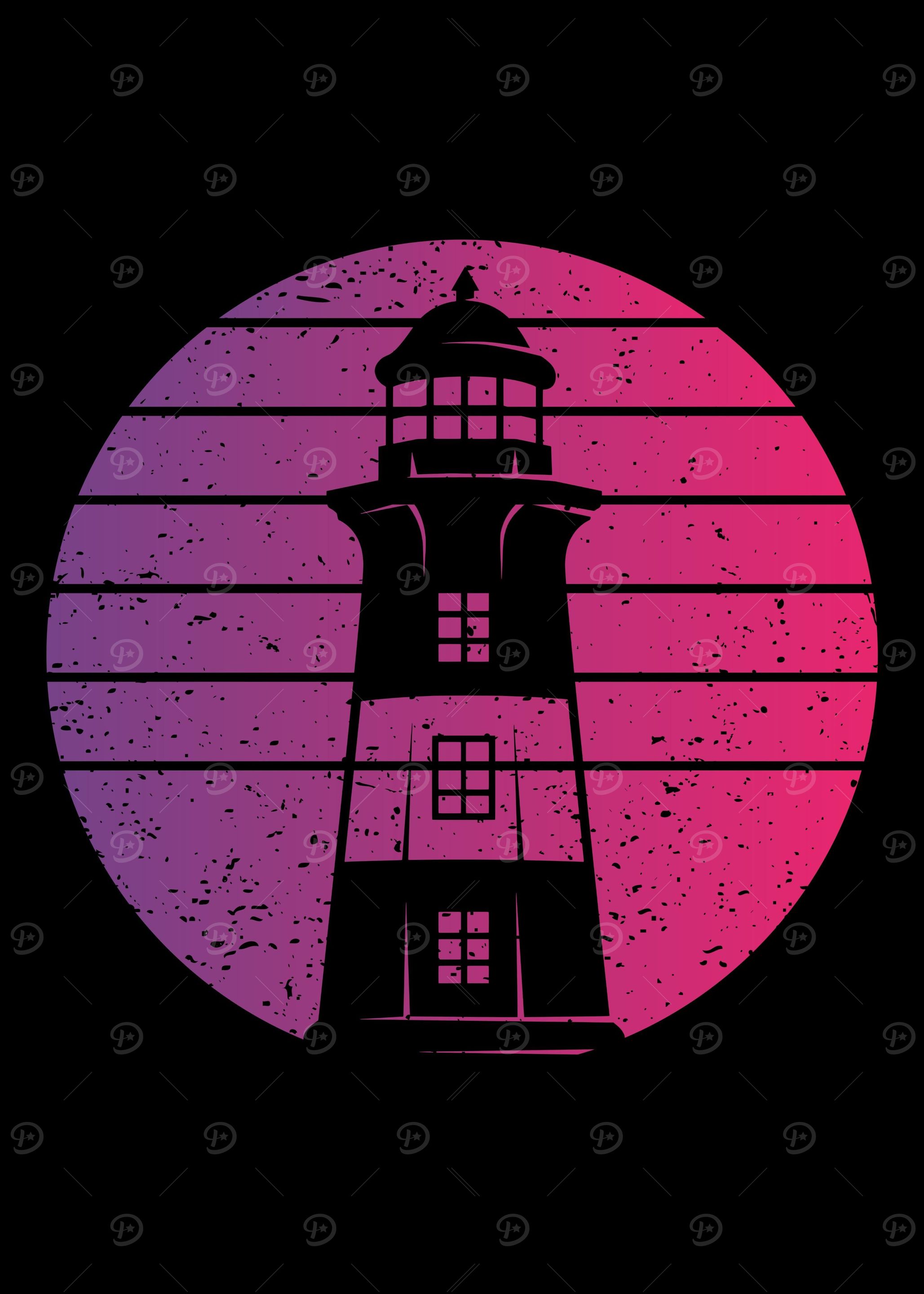 Lighthouse Retro Vintage