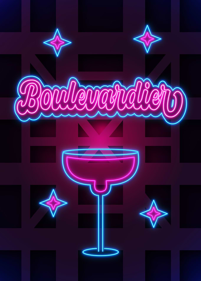 Boulevardier Neon Sign